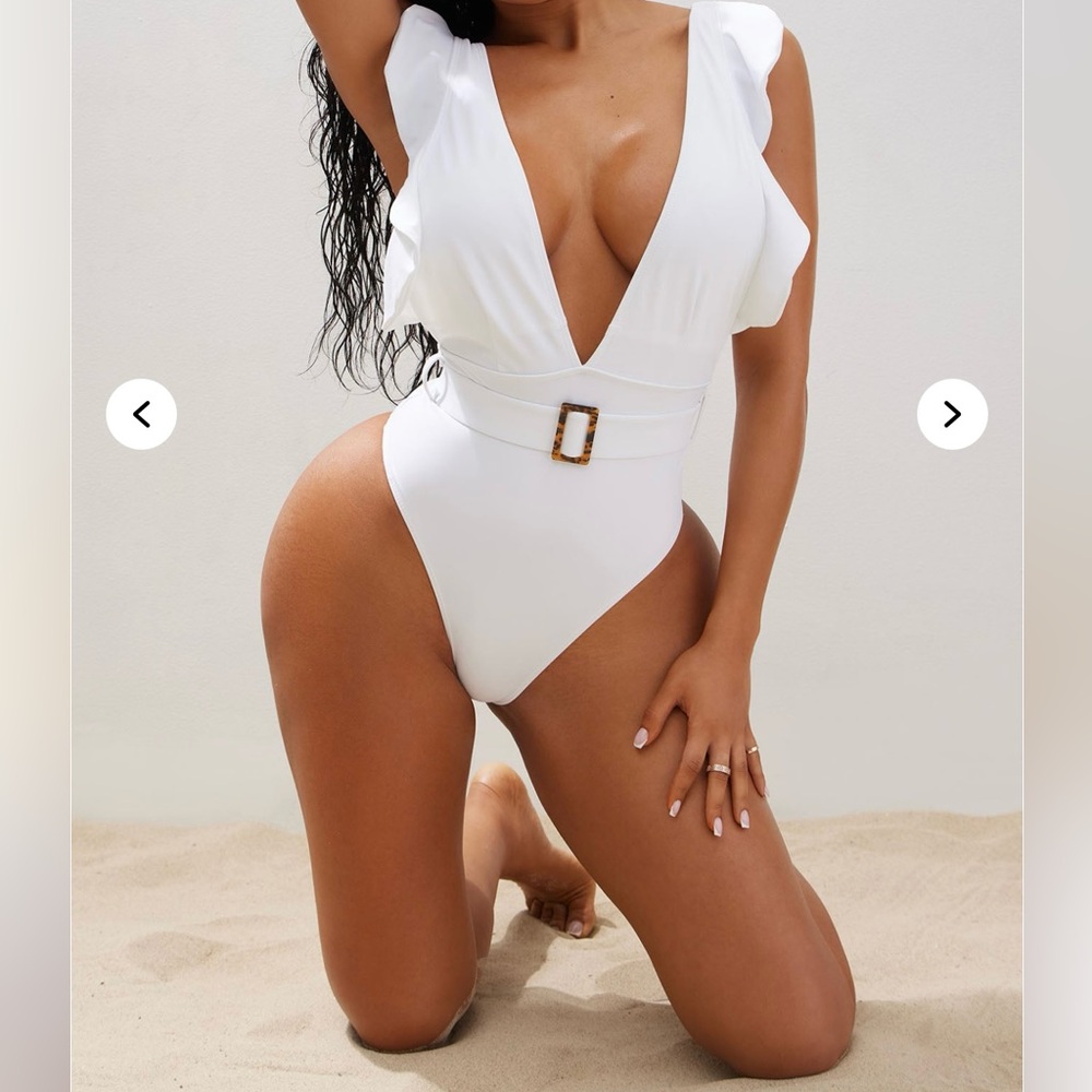Studio Nova White One Piece Swimsuit